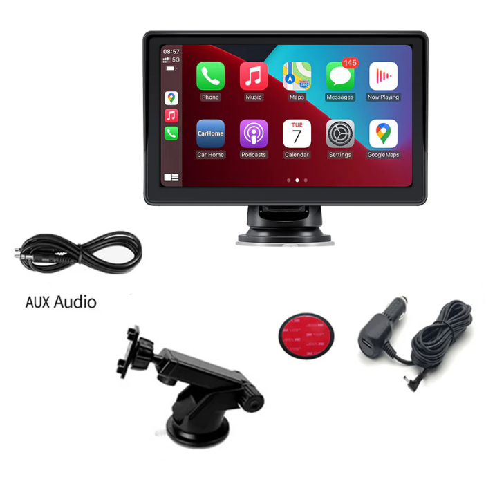 Pantalla de coche Apple Carplay & Android Auto